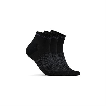 Active Mid 3-pack, Čierna