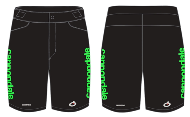 CANNONDALE Kraťasy Cfr Replica Cannondale Mtb Shorts Black