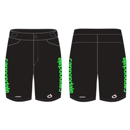 Kraťasy Cfr Replica Cannondale Mtb Shorts Black