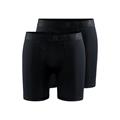 CRAFT Active 6-inch 2-pack pánske, Čierna