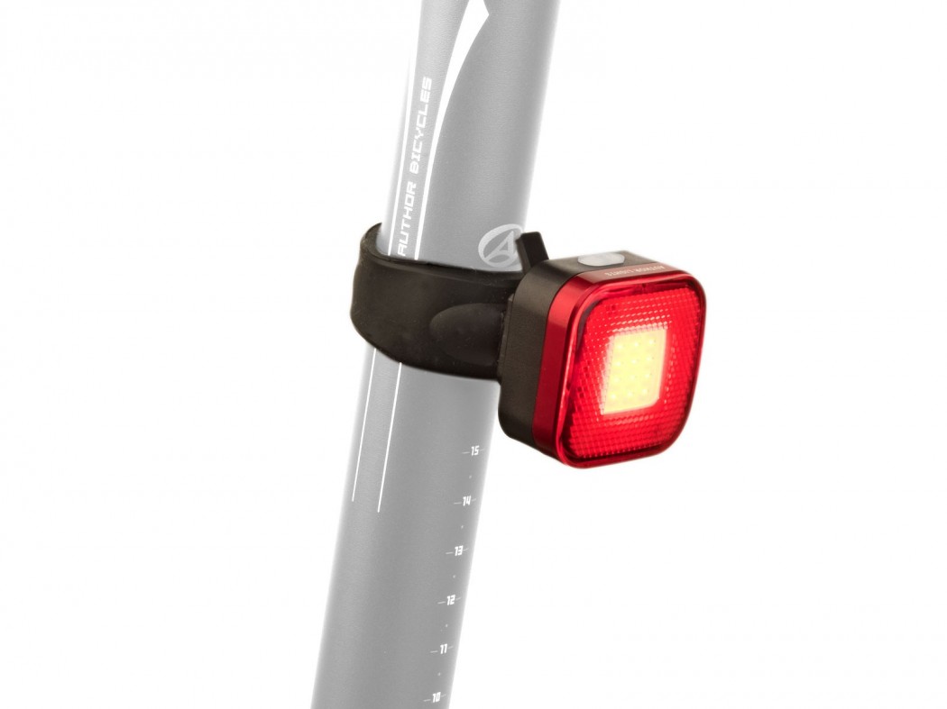 AUTHOR Zadné svetlo A-SQUARE USB CobLed 40 lm