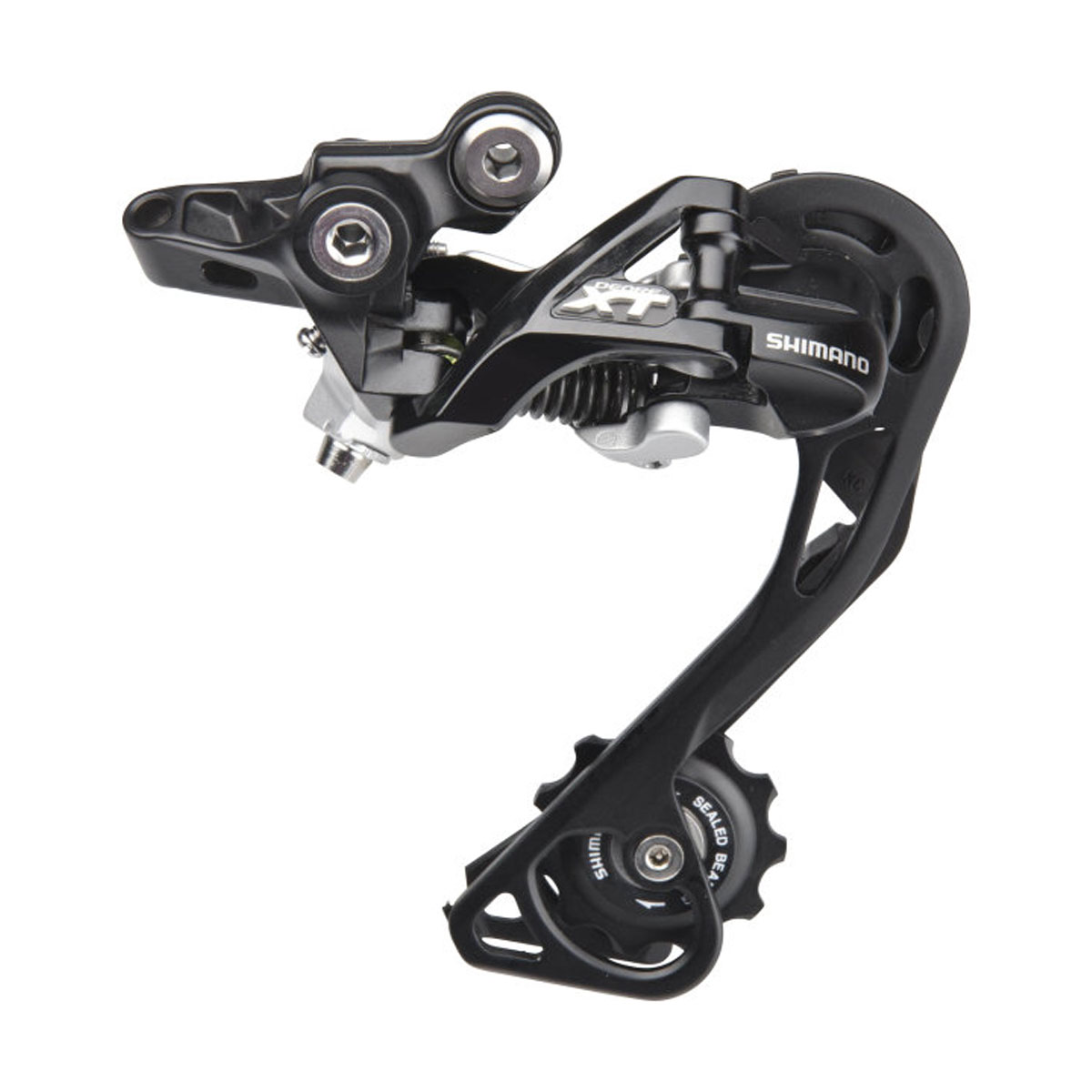 SHIMANO PREHADZOVAČKA XT M781 10-K. ČIERNA SUPER DLHÉ RAMIENKO SHADOW