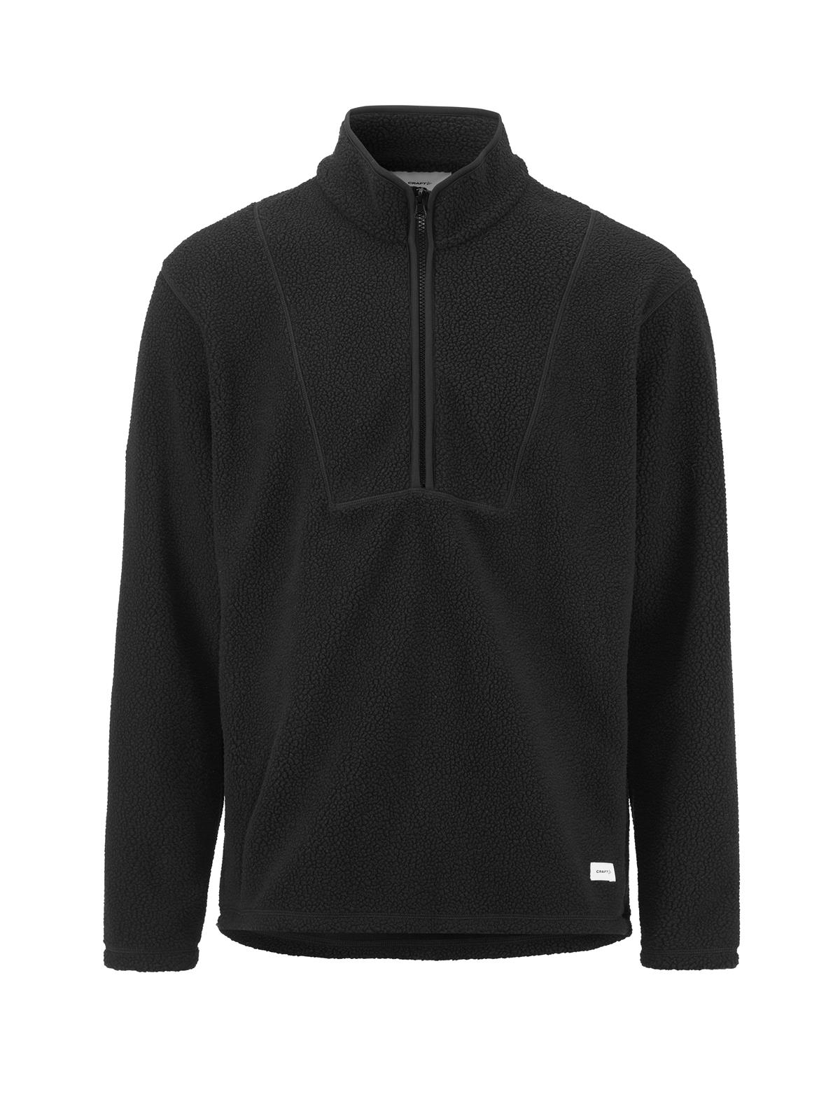 CRAFT Join Pile Fleece HZ pánska, Čierna