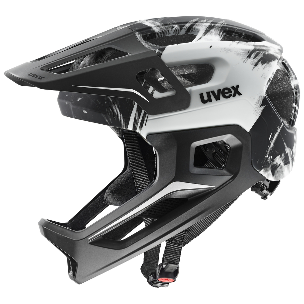 UVEX React Jr Fullface Black - White Matt (s4146980100)