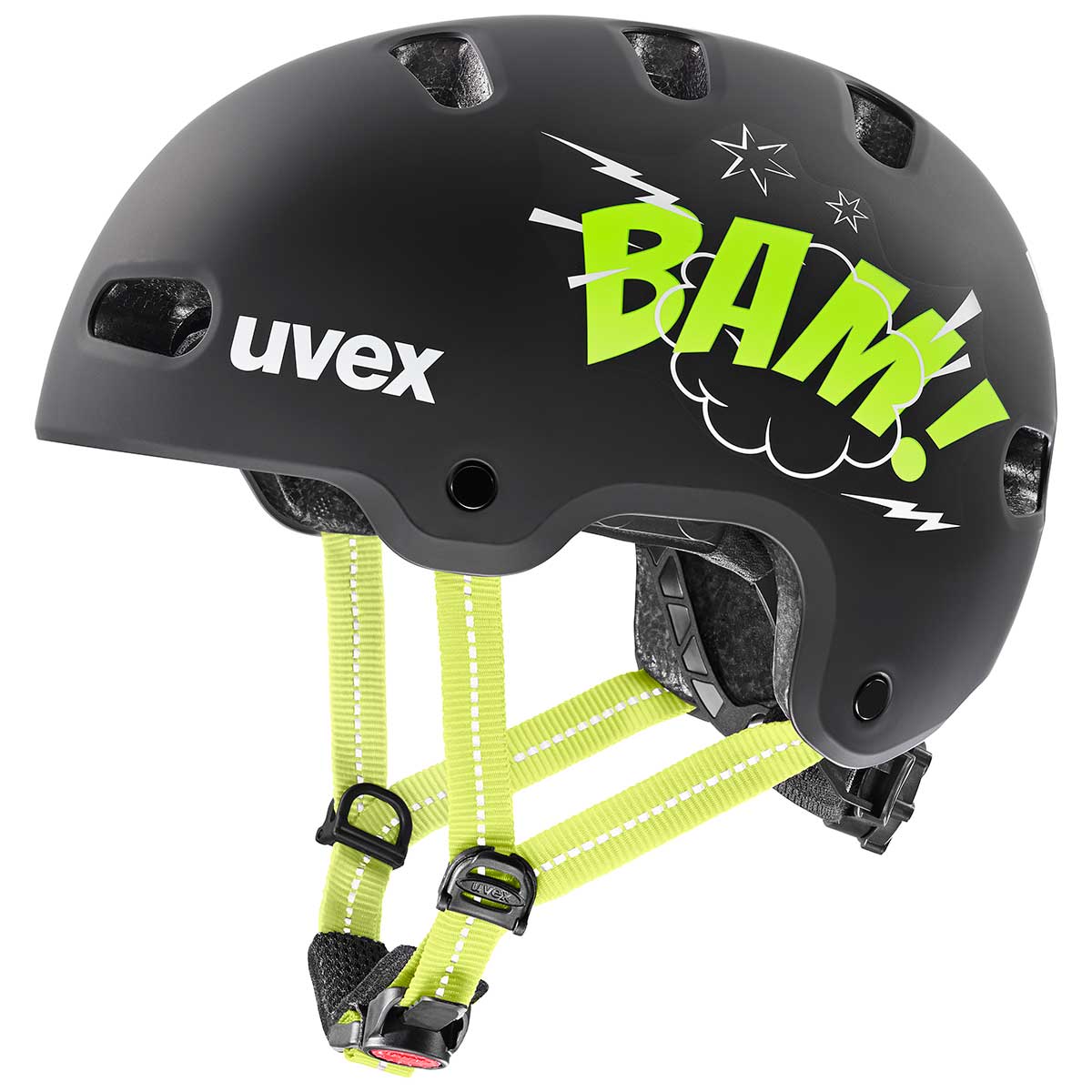 UVEX Kid 4 Style Bam Black - Lime Matt (s4148230100)