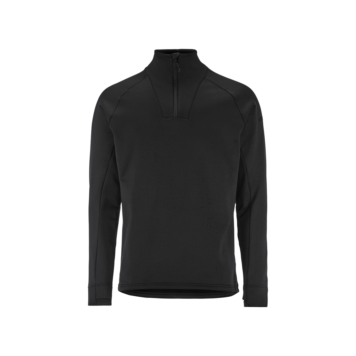 CRAFT Explore Power Fleece Half Zip, Čierna
