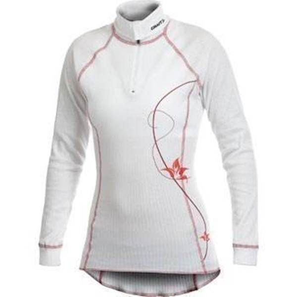 CRAFT Active Turtleneck, Biela
