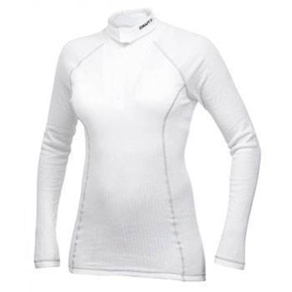CRAFT Active Turtleneck, Biela