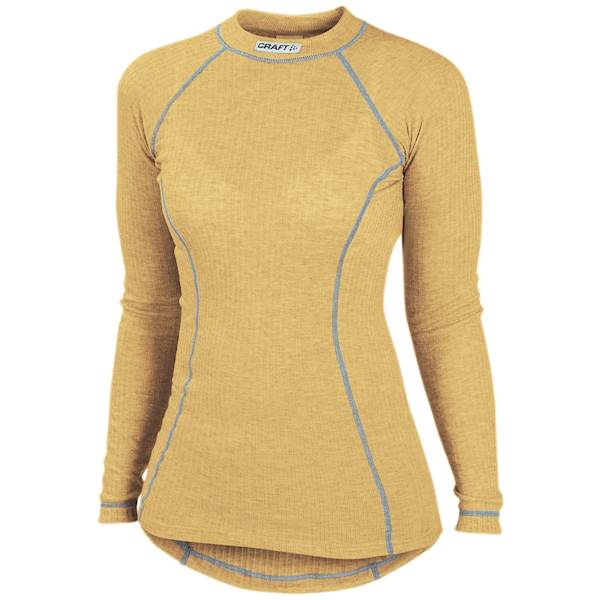 CRAFT Active Crewneck, Žltá
