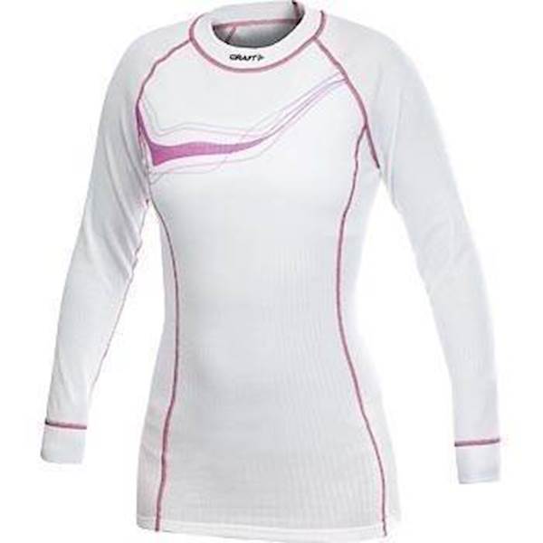 CRAFT Active Crewneck, Biela