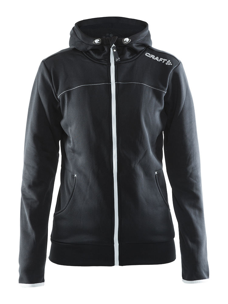 CRAFT Leisure Full Zip, Čierna