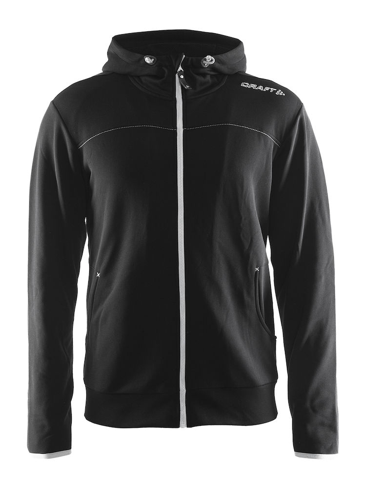 CRAFT Leisure Full Zip, Čierna
