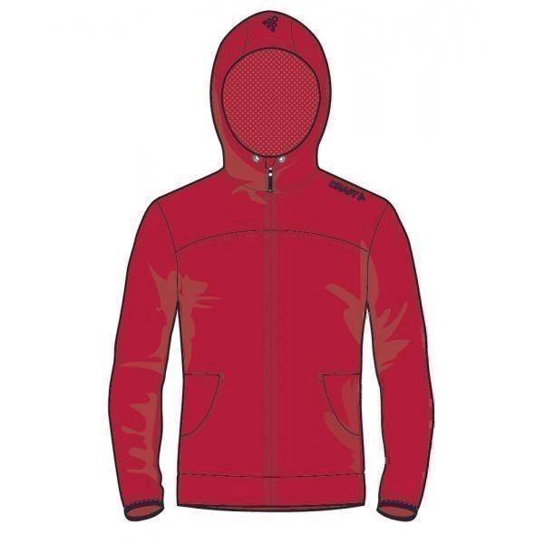 CRAFT Leisure Full Zip, Červená