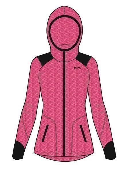 CRAFT Warm Hood Jacket, Ružová