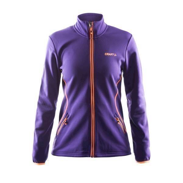 CRAFT Logo Full Zip, Fialová