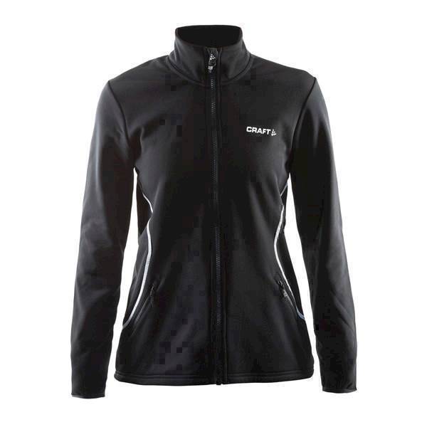 CRAFT Logo Full Zip, Čierna