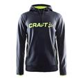 CRAFT Logo Hood, Šedá