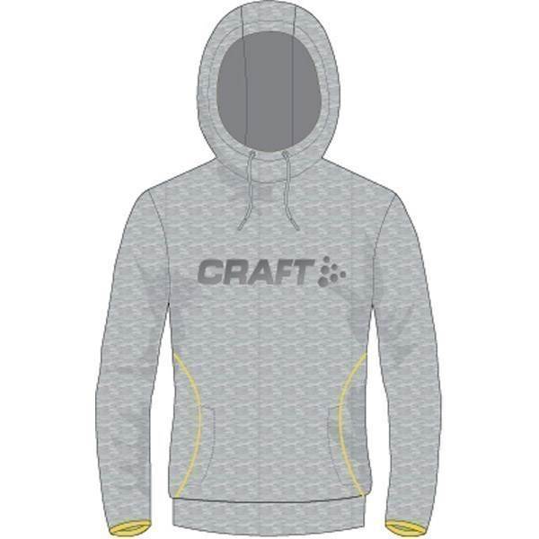 CRAFT Logo Hood, Šedá