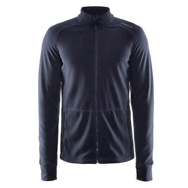 CRAFT Micro Fleece FZ, Tmavošedá