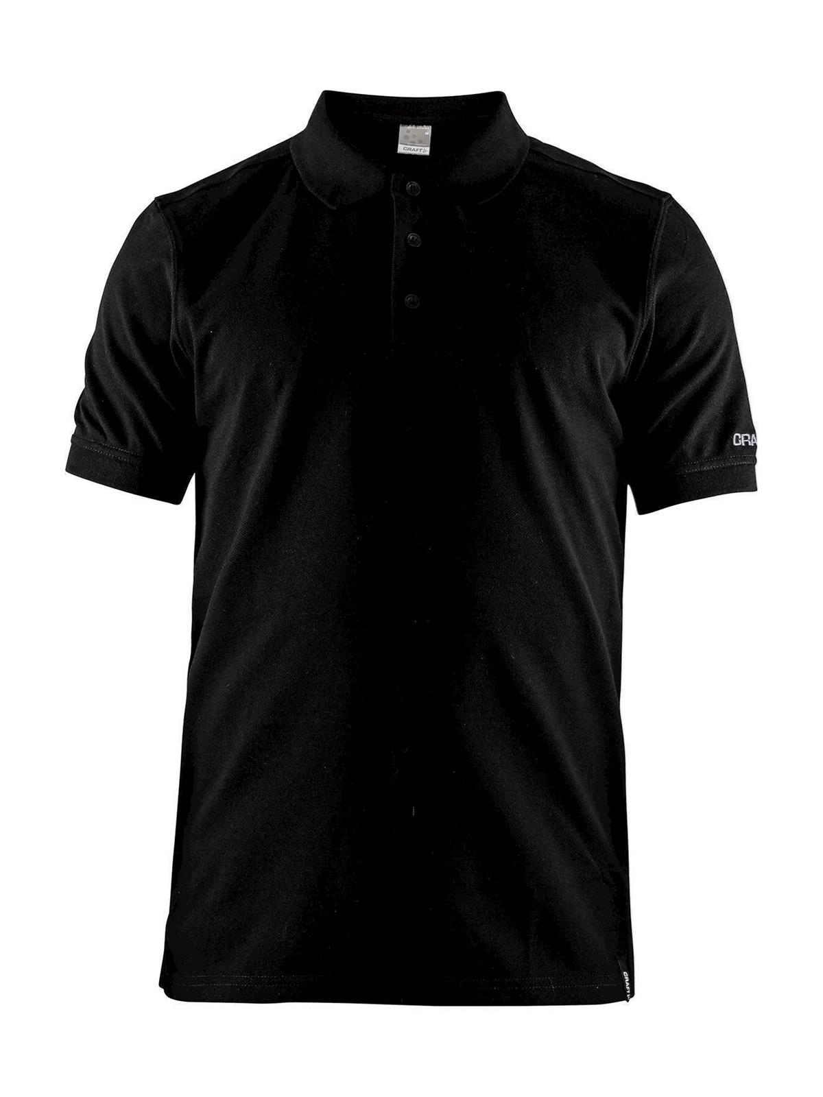 CRAFT Casual Polo Pique, Čierna