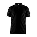 CRAFT Casual Polo Pique, Čierna