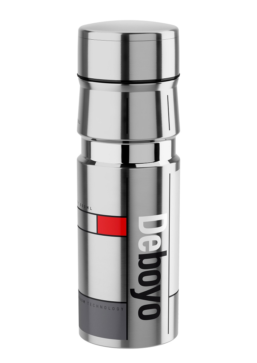 ELITE FĽAŠA DEBOYO 500ML 12H NEREZ/VACUUM STRIEBORNÁ